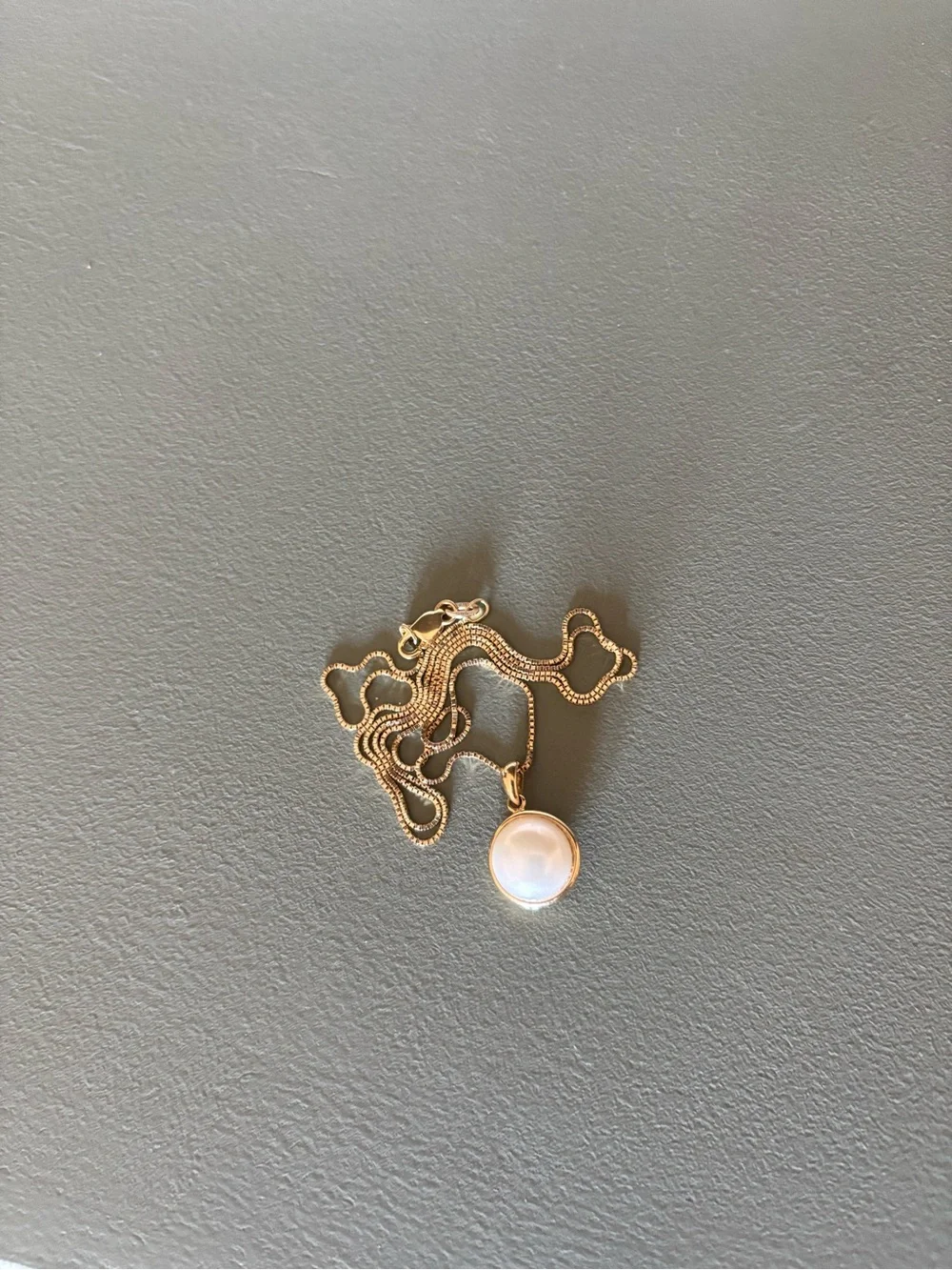14k Gold Freshwater Pearl Necklace